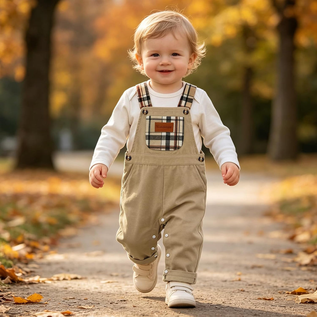 Baby Boy Clothes Outfits Long Sleeve Bodysuit & Overalls