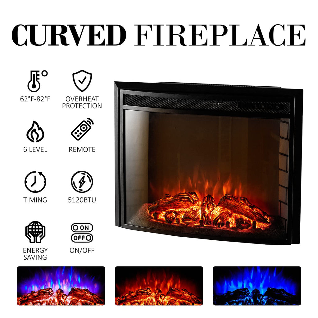 59" Curved with Storage Cabinet for TVs Up to 65"