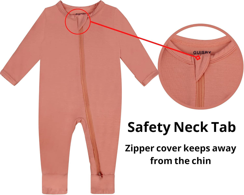 Baby Footless Pajamas, Rayon of Bamboo