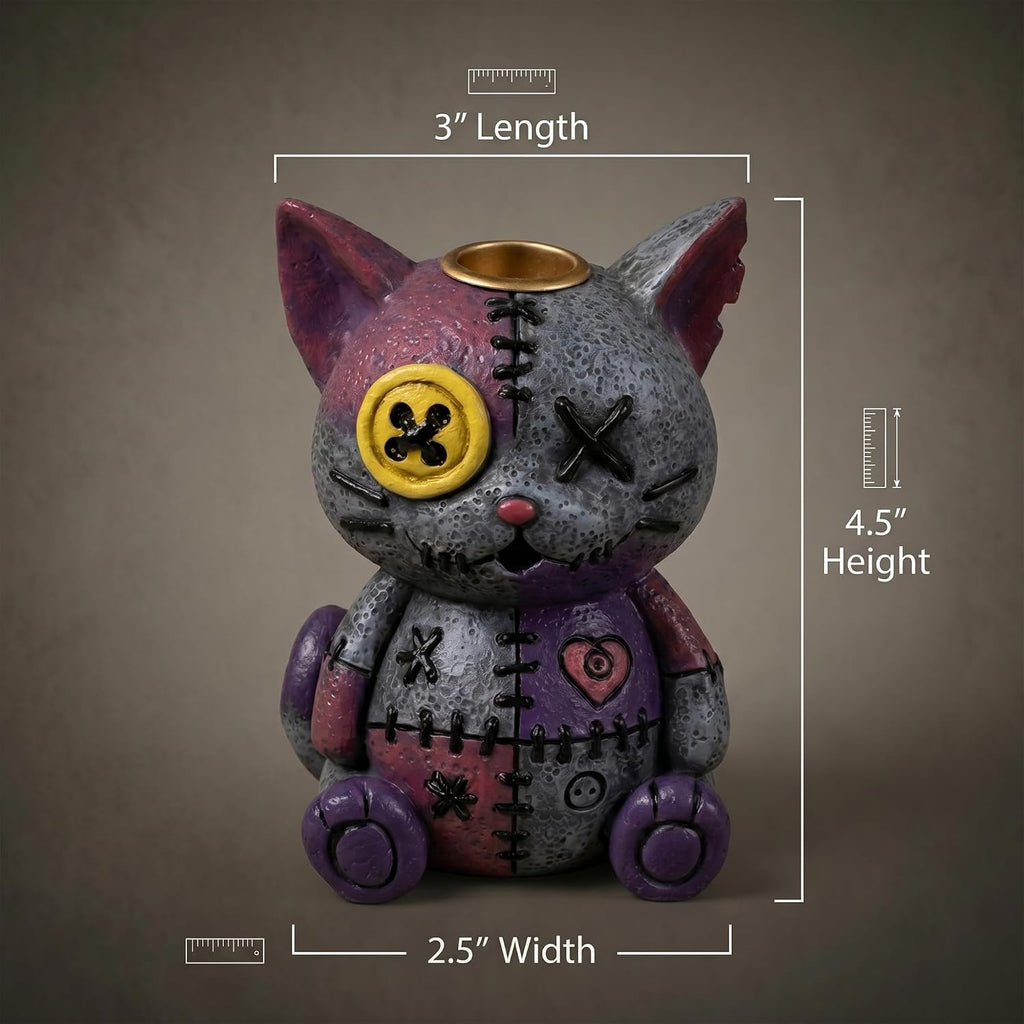 Voodoo Doll Backflow Incense Burner - Decorative Incense Cone Holder with Cascading Smoke Effect, Collectible