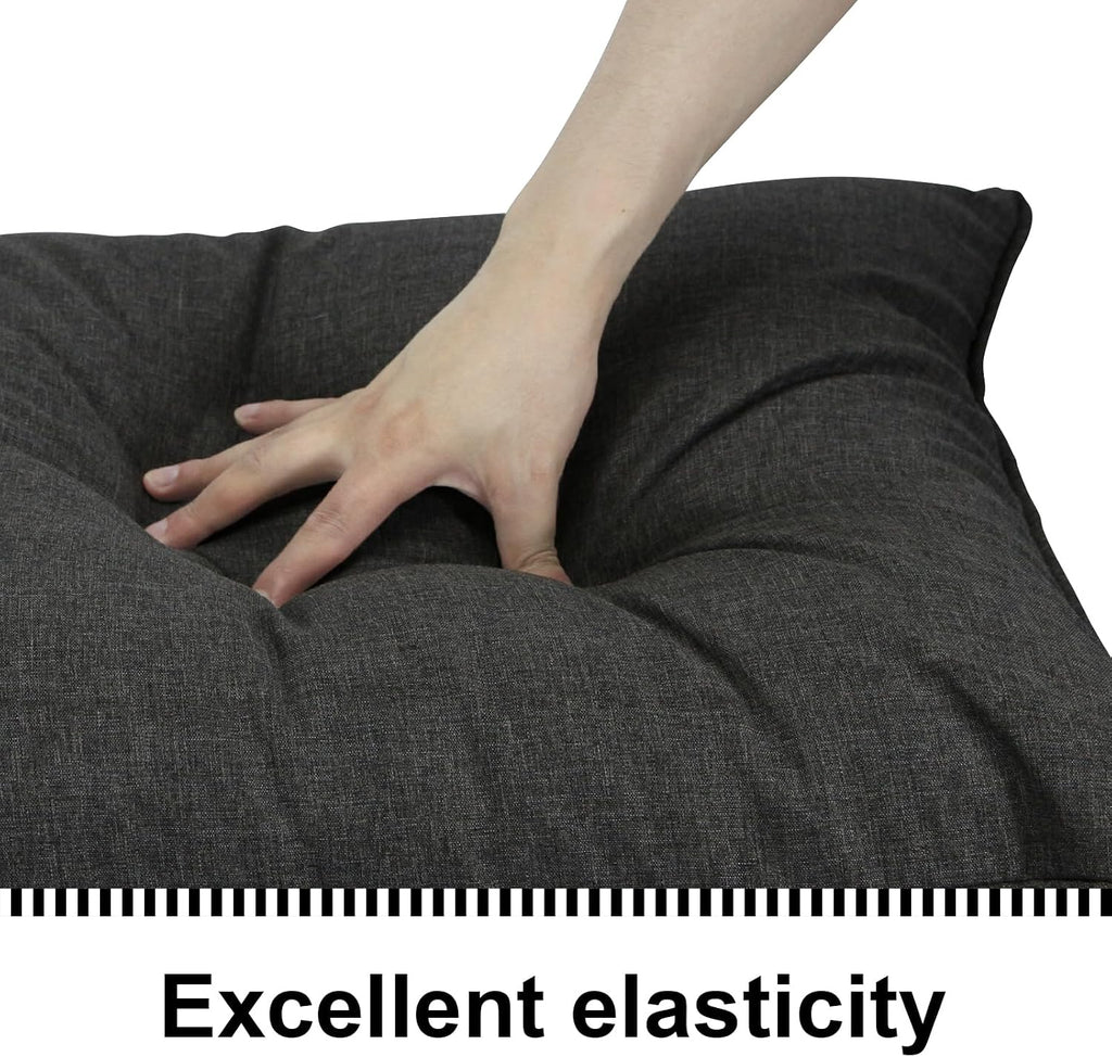 Outdoor Loveseat Cushion Set 44'' x 24'', Outdoor Cushions Furniture with Fastness Cover, Water Repellent Outdoor