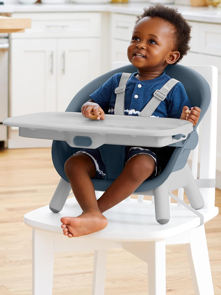 Baby High Chair 4 in 1 Convertible High Chair, EON, Slate Blue