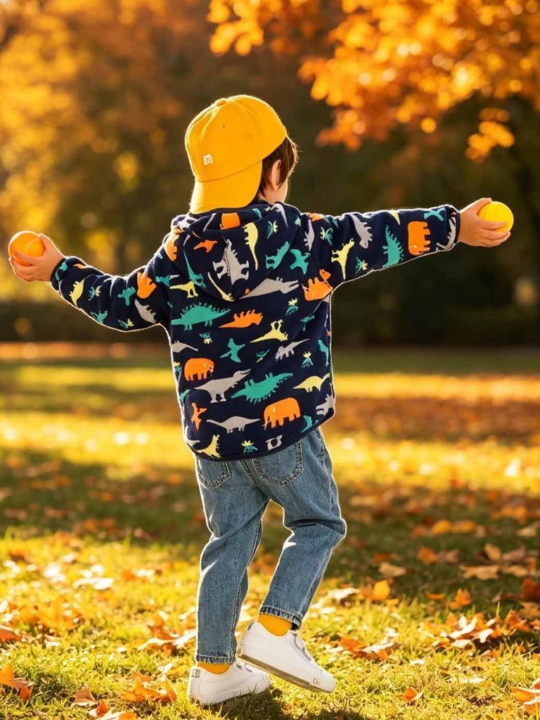 Baby Toddler Boys Girls Sherpa Fleece Lined Jacked Sweatshirt Fall Winter Autumn Warm Clothes with Hoodie