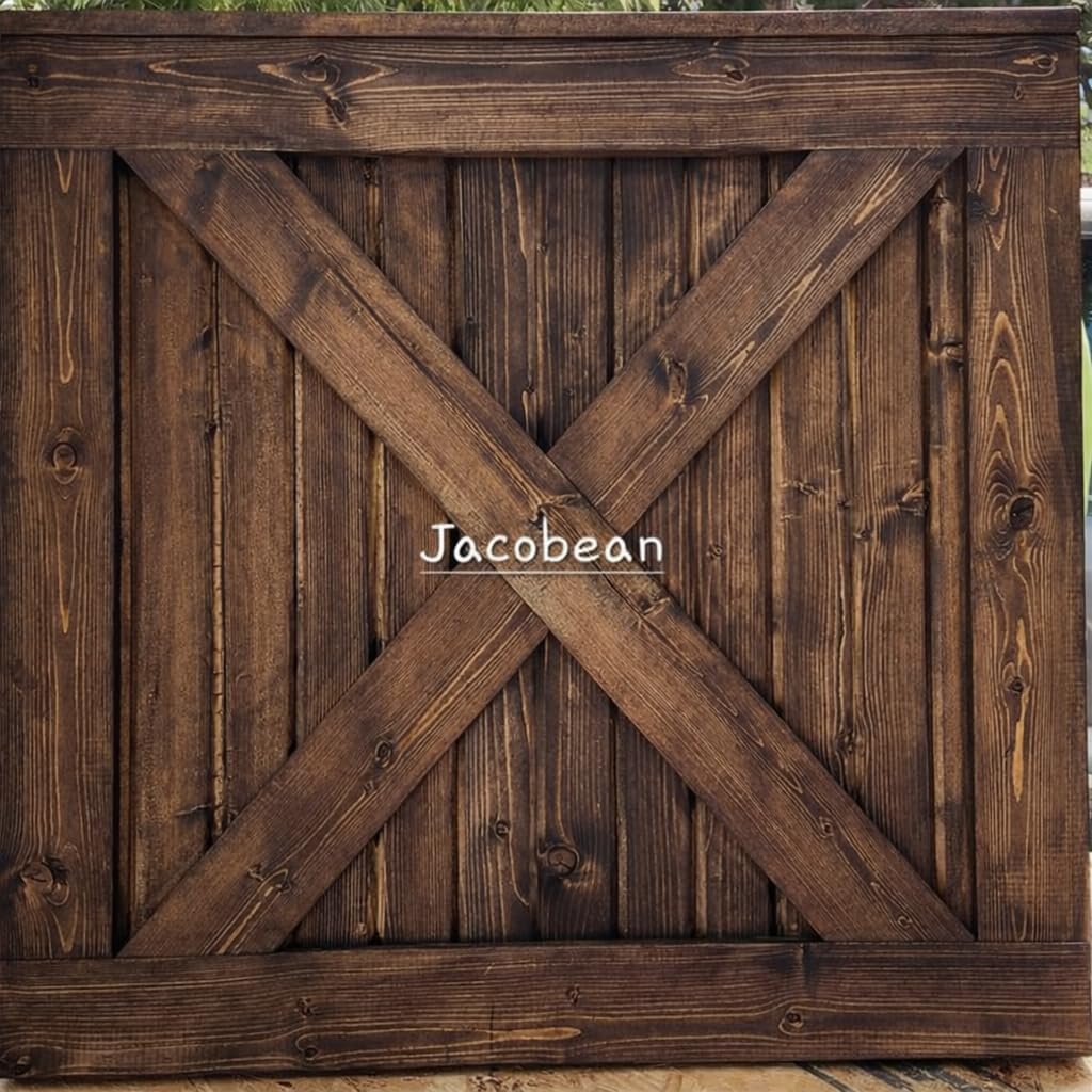 Dog Gate for Doorways & Stairs - Rustic Farmhouse Wooden Pet Gate, Handmade Half Barn Door Style, Custom Widths 24-48