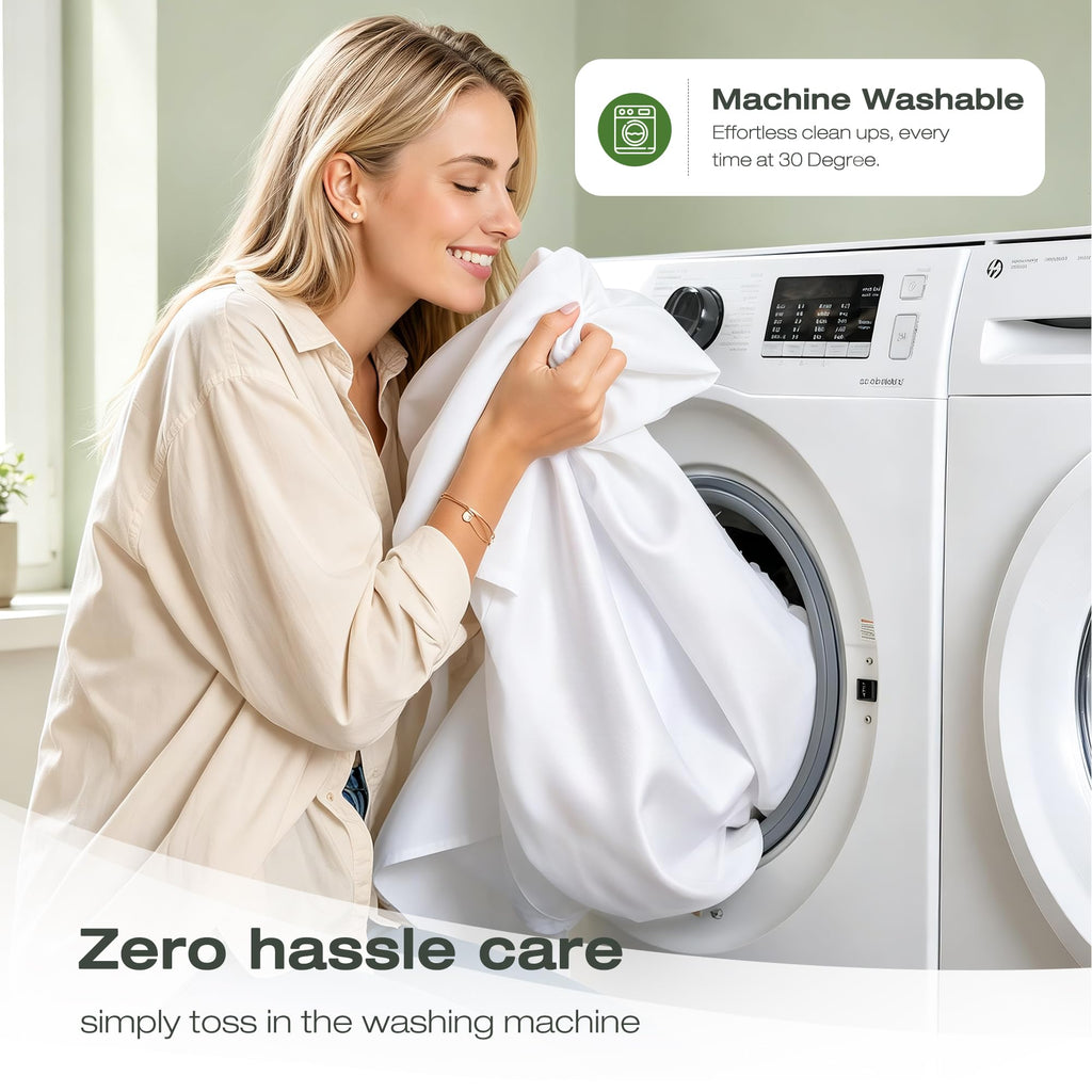 Extra Wide Shower Curtain Liner 84 x 72 Inch, Fabric Shower Curtain Liner Curtain, Hotel Quality, Water Repellent