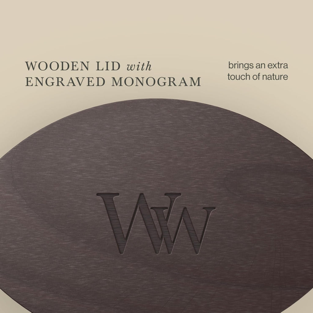 Warm Woods Trilogy Holiday Candle Gifts for Women and Men, 16 oz Ellipse Trilogy Candle with Crackling Wick