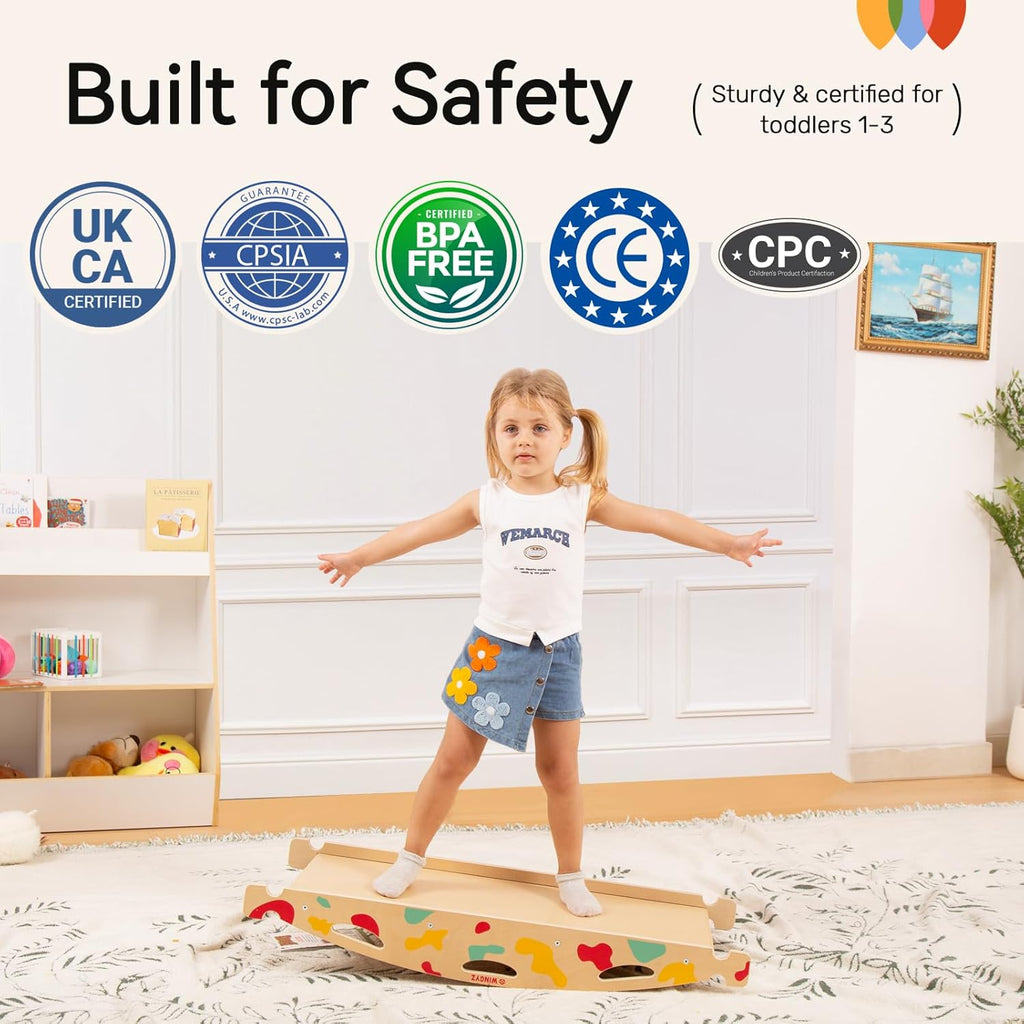 Triangle Set, Montessori in-1 Climbing Set with Cushion