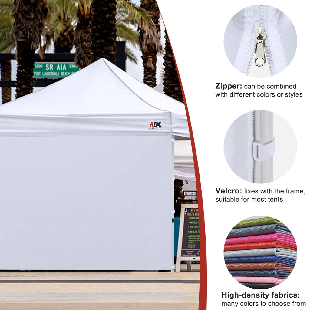 Instant Canopy SunWall 10x10 FT No Frame or Top, Navy Blue