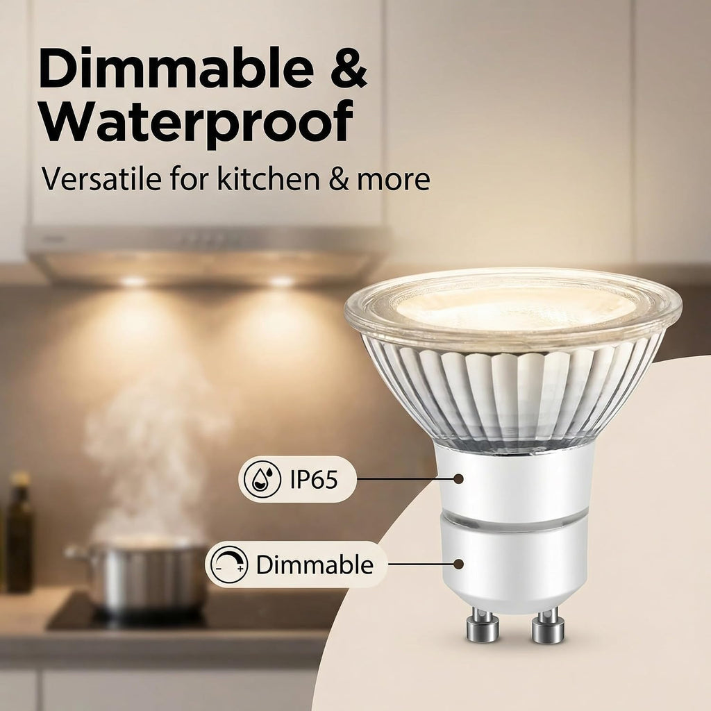 LED GU10 Range Hood Light Bulbs, LED Stove Appliance Light Bulb, Kitchen Light Replacement Halogen Light Bulb, 50W