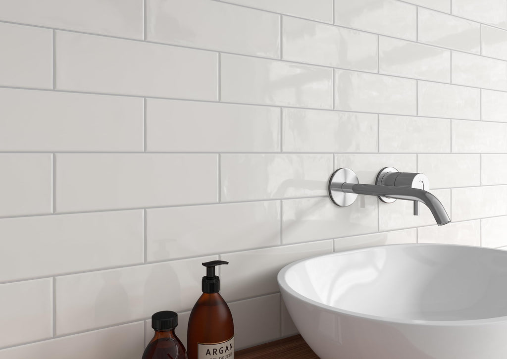 Ceramic Subway Wall Tile | Urbano Pure | 4" x 12"
