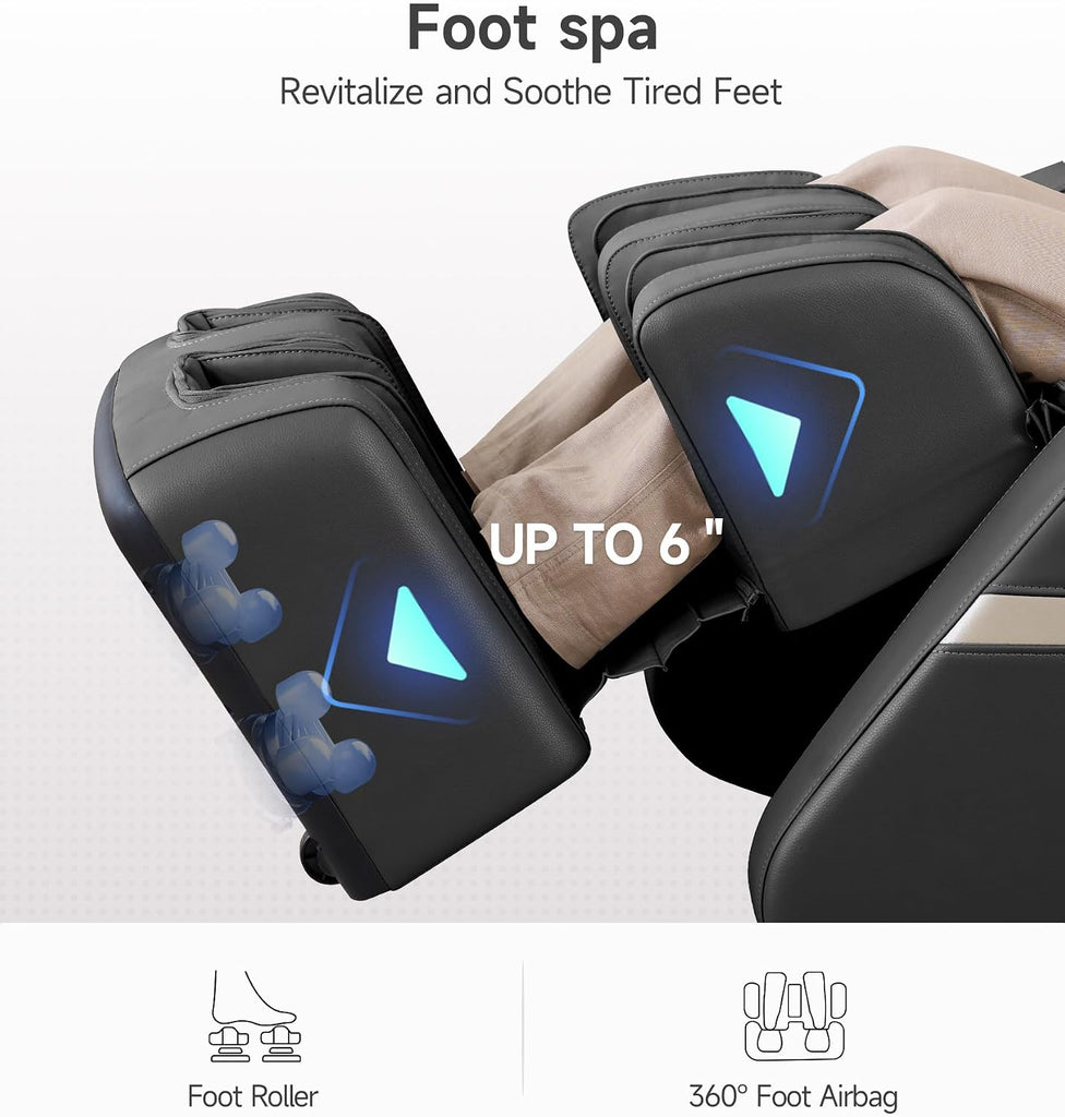 3D Massage Chair Full Body SL-Track Recliner Favor-22 | 16 Auto Modes, 4 Massage Techniques, Voice Broadcast, Body