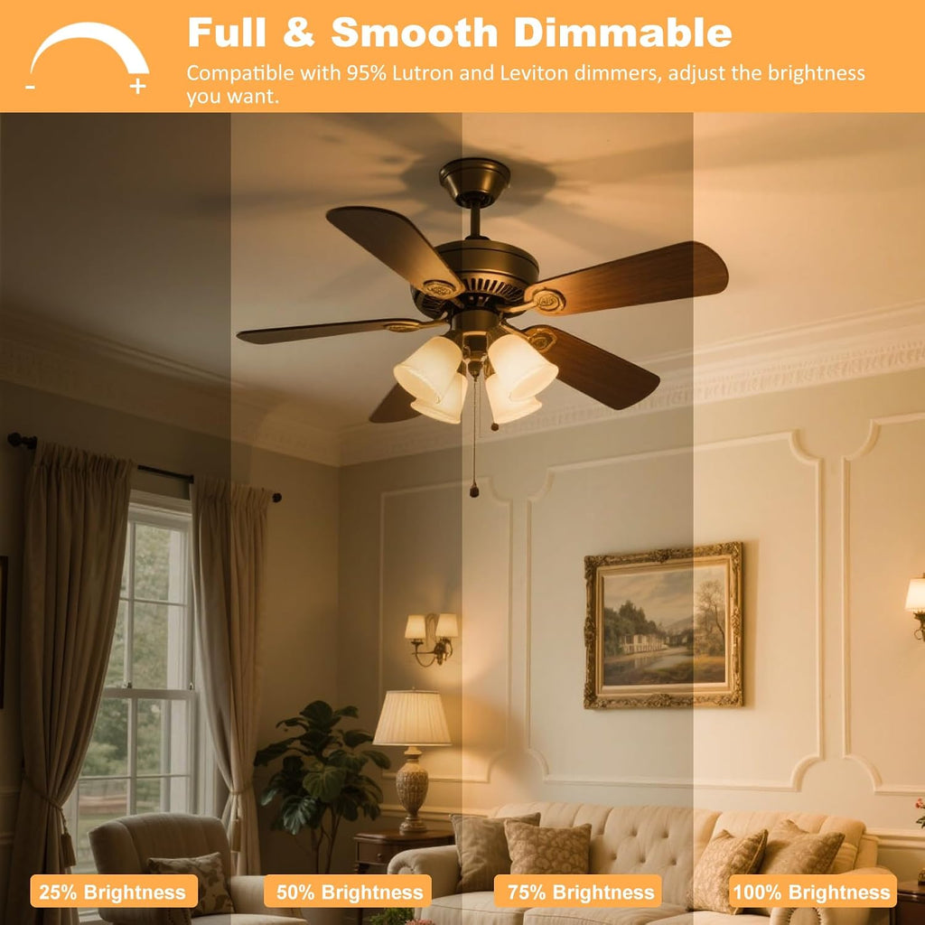 Dimmable E26 LED A19 Vintage LED Edison Bulbs 40 Watt Equivalent