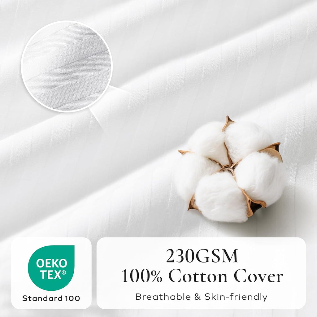 Ashler Synthetic Down Pillow Inserts, 20x20 - Set of 2