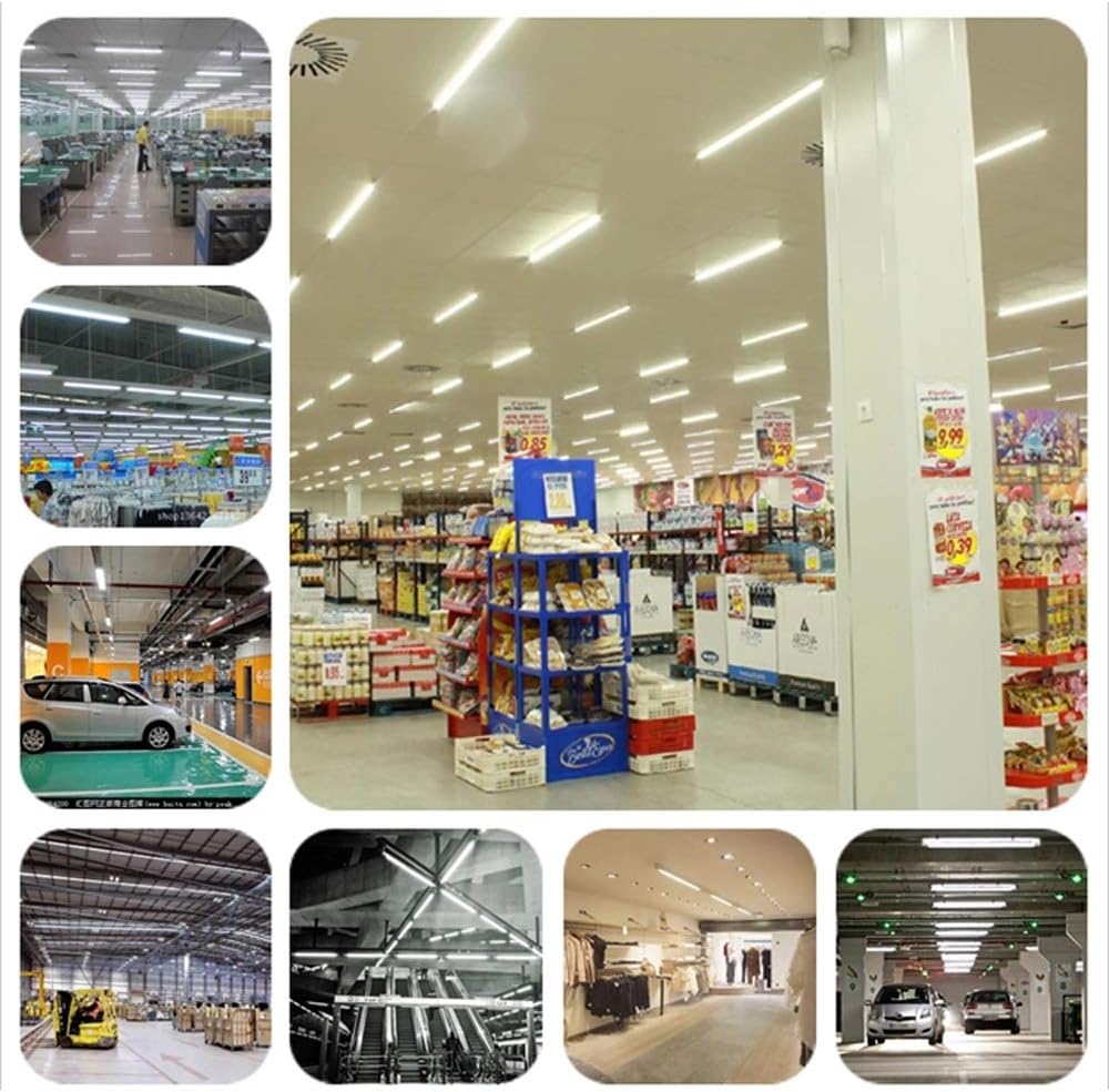 8FT T8 FA8 5000K LED Light Tube 45W Replacement 100W Fluorescent Lamp Shop Light Bulb, Single Pin FA8 Base Dual-Ended