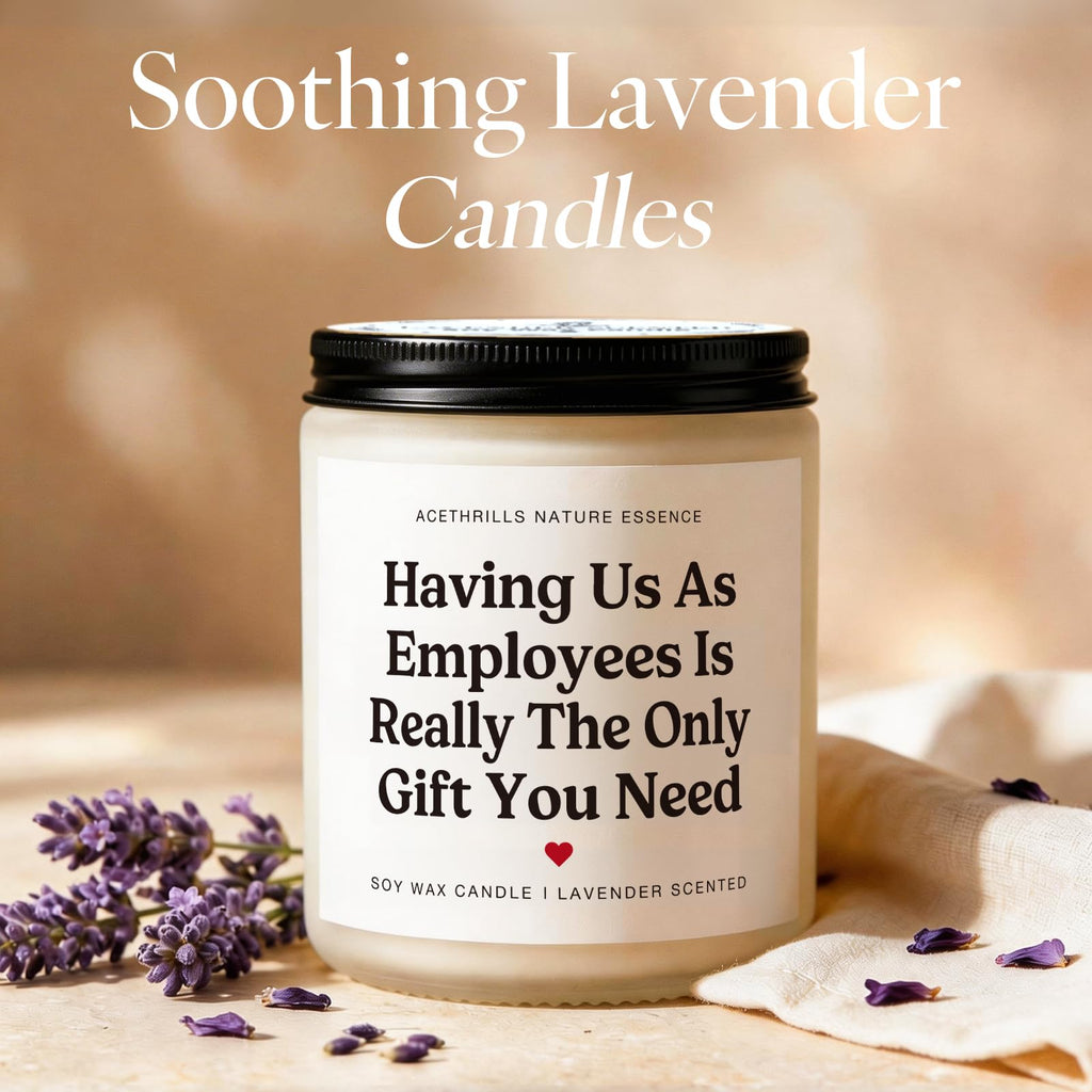 Boss Gifts for Women Men - 7 Oz Lavender Scented Candle