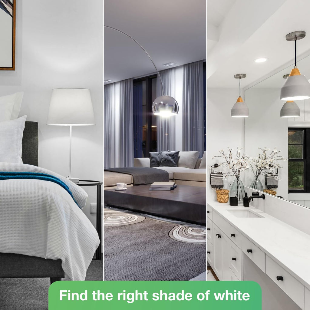 A19 Light Bulbs, 100 Watt Equivalent LED Bulbs, 5000K Daylight Light Bulbs, 1500 Lumen, E26 Standard Base