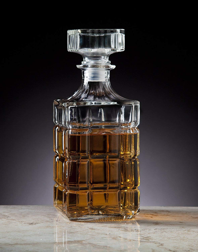 Whiskey Decanter for Scotch Liquor Bourbon or Wine - 750ml