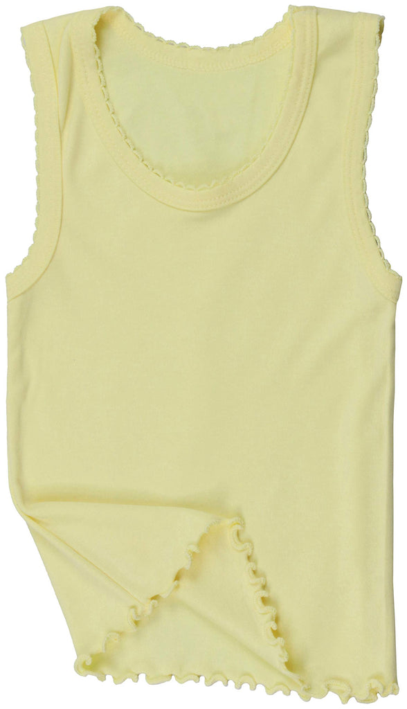 Girls' 4 Pack Ruffle Hem Tank Tops - Pastel