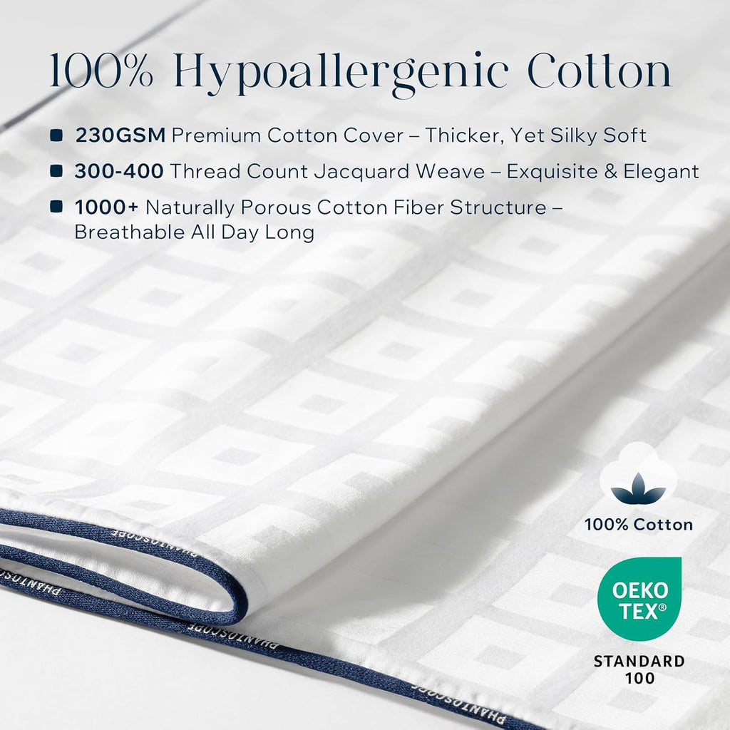 12x20 Pillow Inserts, Lumbar Pillows with Cotton Cover, 1 Pack