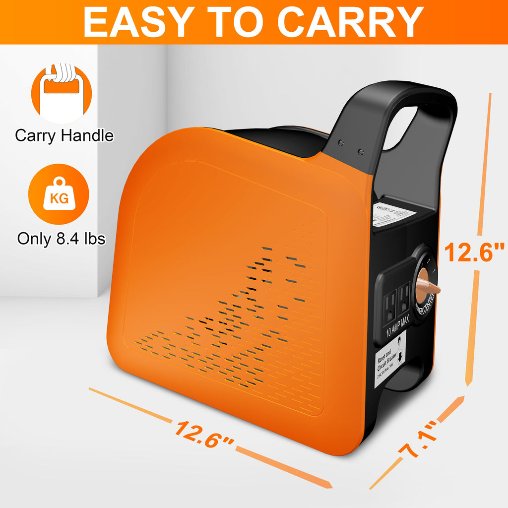 Portable Blower Fan : High Velocity Floor Fans for Cooling and Drying - Air Mover with 185° Rotating , Garage, Shop