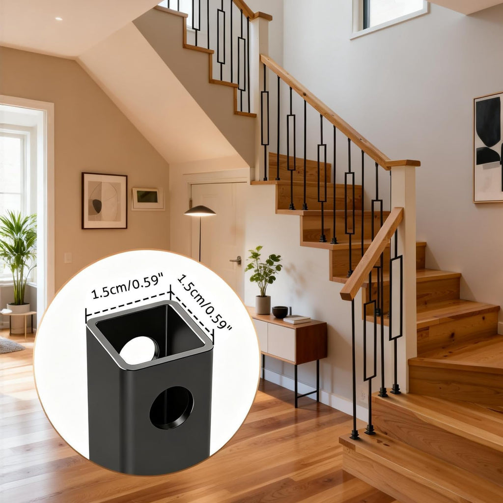 Balusters for Staircase Interior 32 Pack 44" x1/2" Wrought Iron