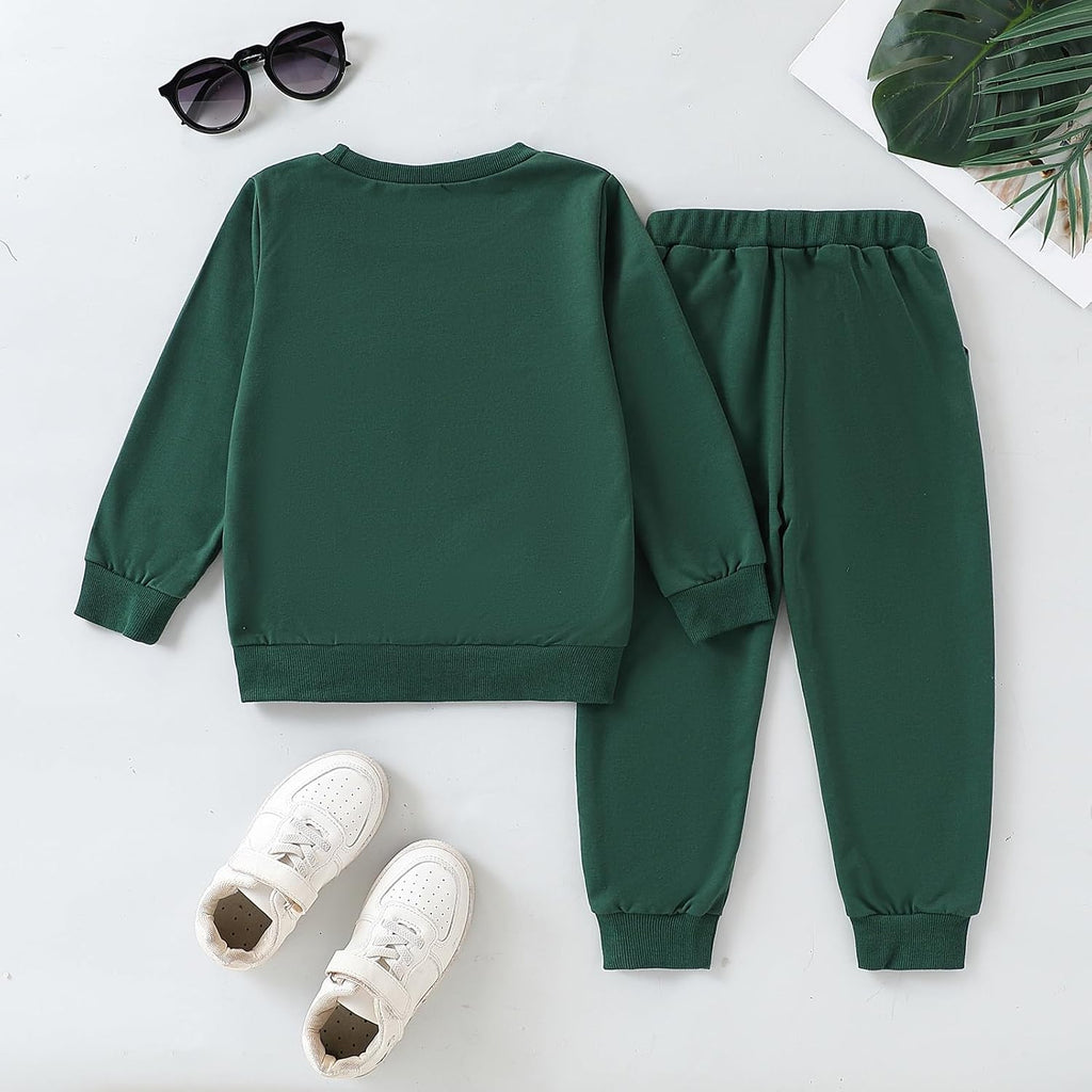 Years Toddler Boys Clothes 2 Piece Long Sleeve Sweatshirt & Pants Casual Kids Boy Fall Winter Outfits Set