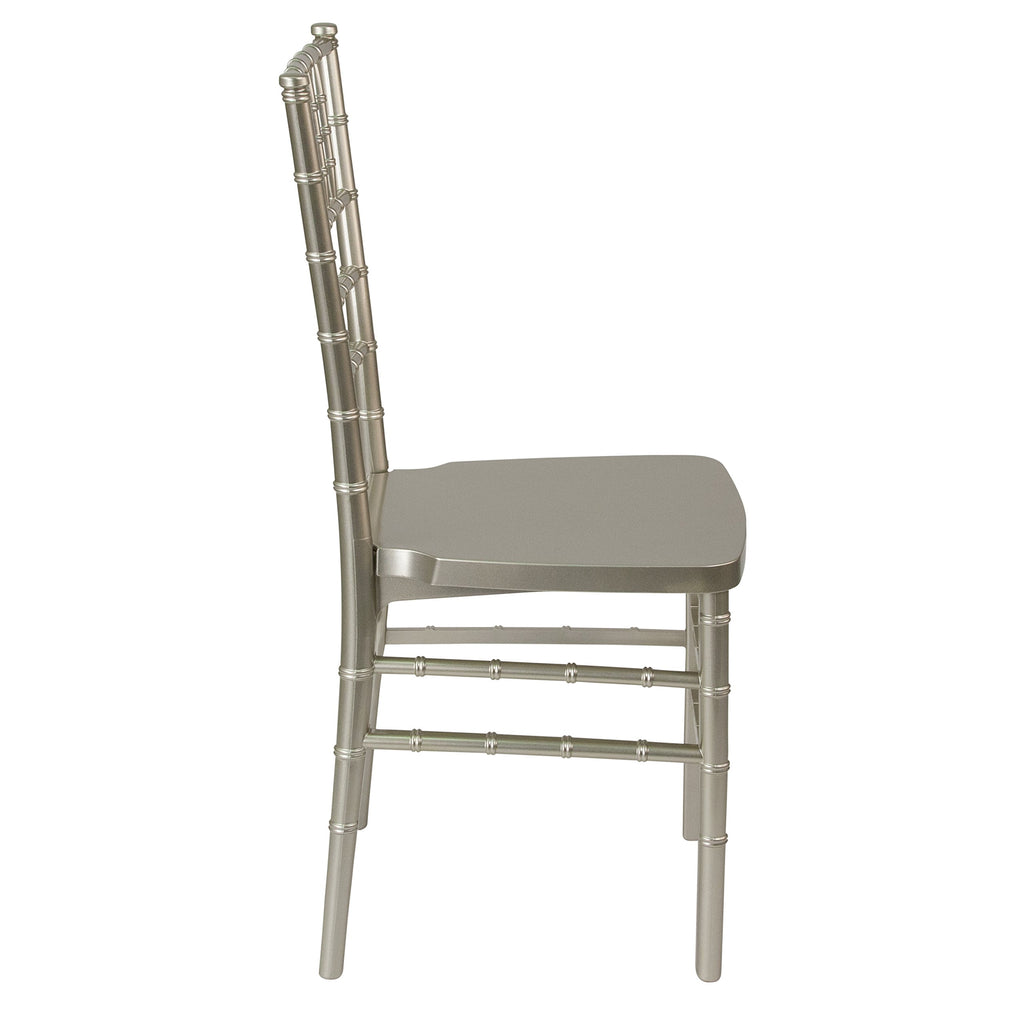 Champagne Resin Stacking Ballroom Chair