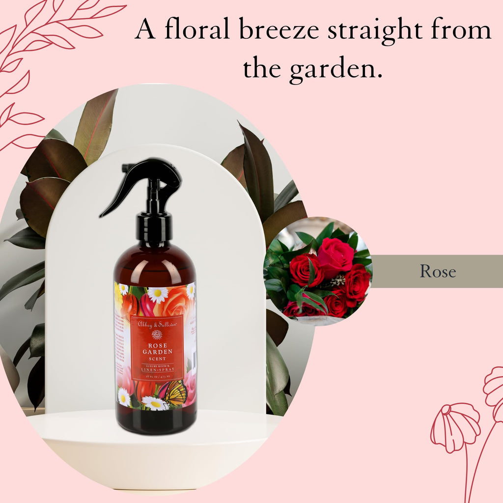 Linen Spray, Rose Garden, 16 oz