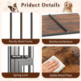 31.5 Inch Dog Crate Furniture, Modern Side End Table Style Dog Cage, Heavy Duty Dog Kennel for Medium Dogs up to 45 lb
