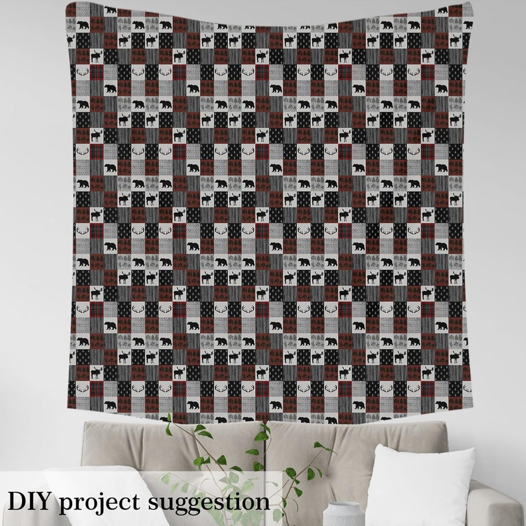 Rustic Bear Fabric By The Yard