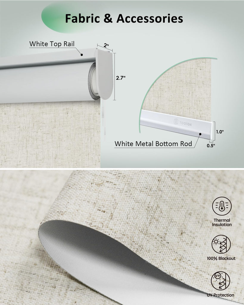 Motorized Blinds App Control, Artisan Beige