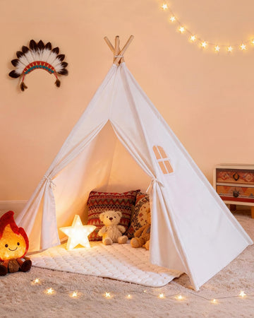 Teepee Tent Play Tents Girl Boy Indoor Outdoor Gift Playhouse Toy