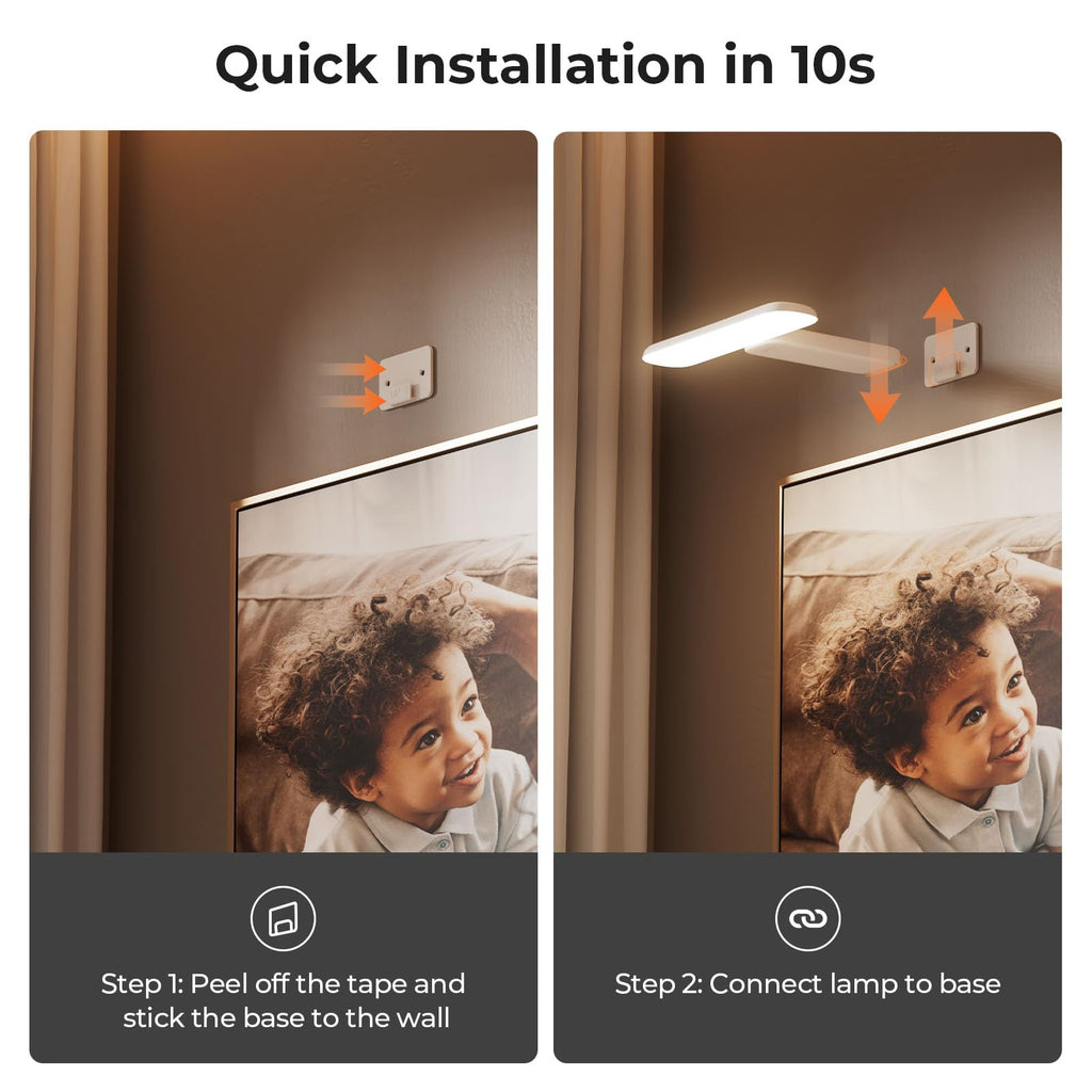 Picture Lights for Wall Rechargeable, Picture Frame Lights, Dartboard light