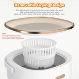 Portable Washing Machine, Folding 20L Mini Washer and Spin-Dryer, 3 Cleaning Modes & Deep Cleaning Small Compact