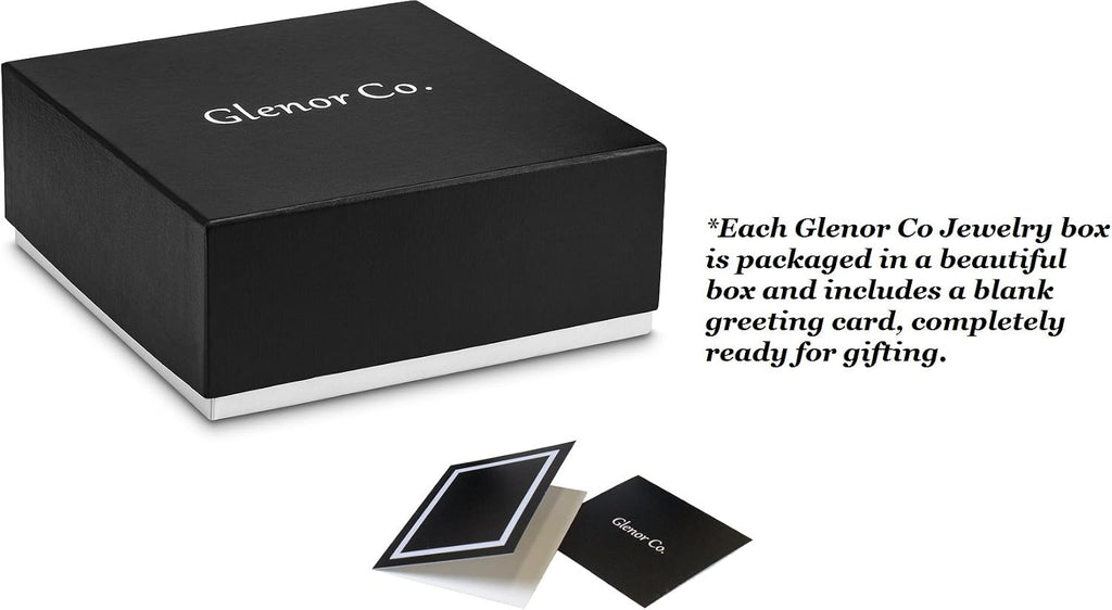 Mens Valet Tray/Dresser Organizer & Lid - 6 Slot Luxury Jewelry Accessories Box, Carbon Fiber Design & Metal Buckle