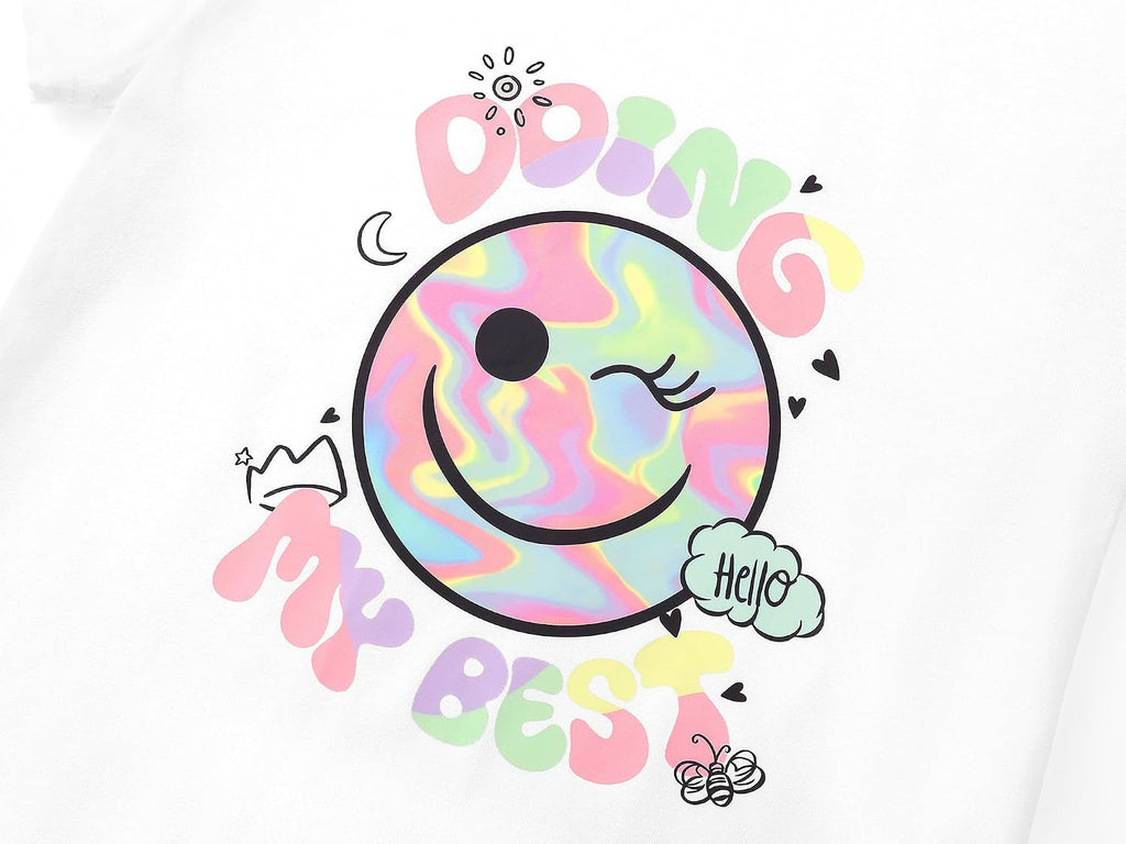 Girls Graphic Short Sleeve Crewneck T-Shirt