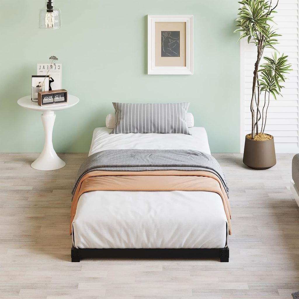 3 Inch Low Profile Bed Frame Heavy Duty Floor Platform