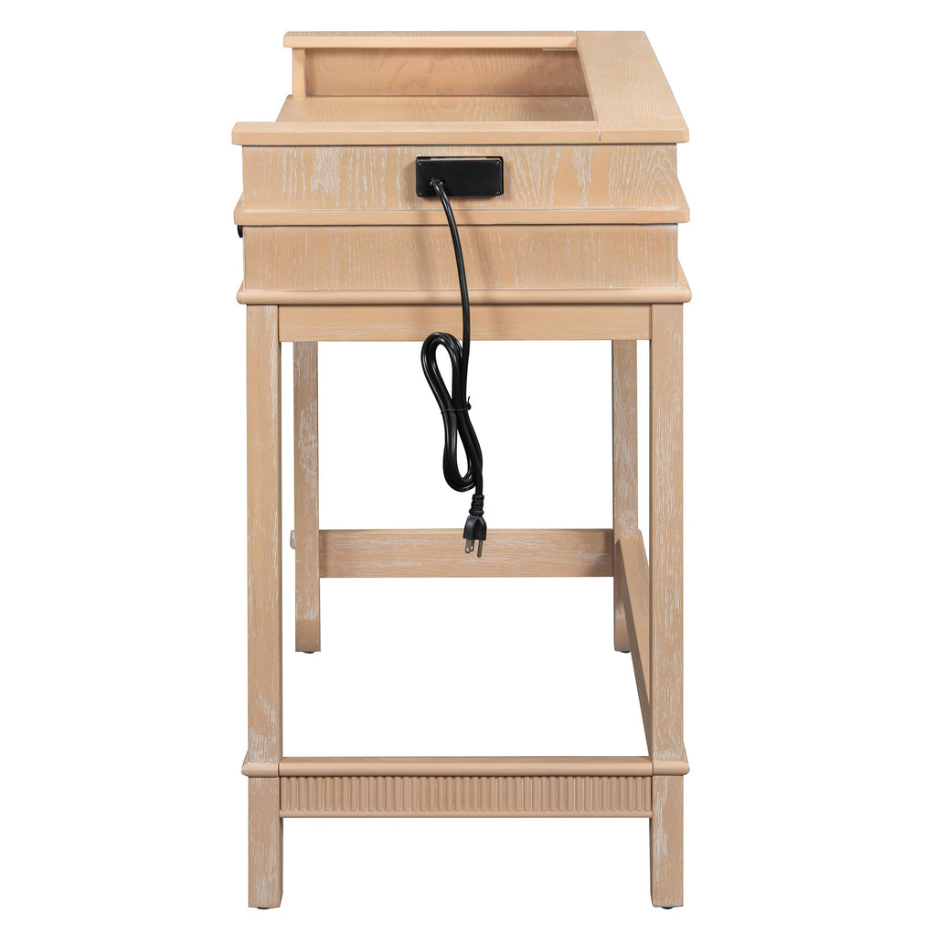4 Piece Dining Table Set for 3, Counter Height Bar Table with 3 Upholstered Stools, Table & Chair Sets with 3 Storage