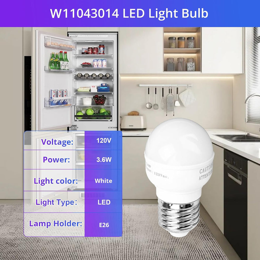 Refrigerator LED Light Bulb Replacement for Whirlpool Frigidaire Maytag Jenn-Air Amana