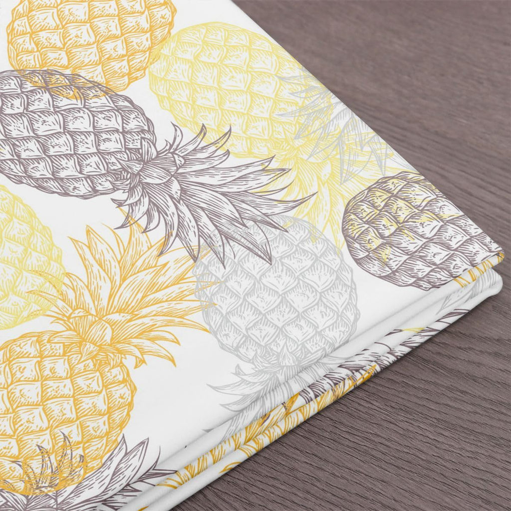 Pineapple Upholstery Fabric, Tropical Hawaiian Fruit Fabric By The Yard, Exotic Summer Decorative Fabric, DIY Art
