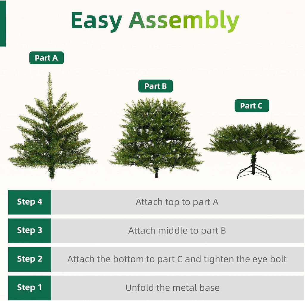 Pre-Lit Slim Christmas Tree Douglas Fir