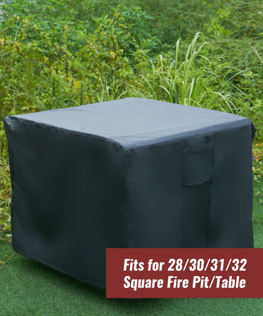 36 Inch Square Fire Pit Cover for Propane Fire Pit/Table