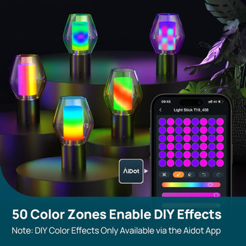 Smart Light Stick, Color and White+Matter Smart Light Bulb, Soft White to Daylight