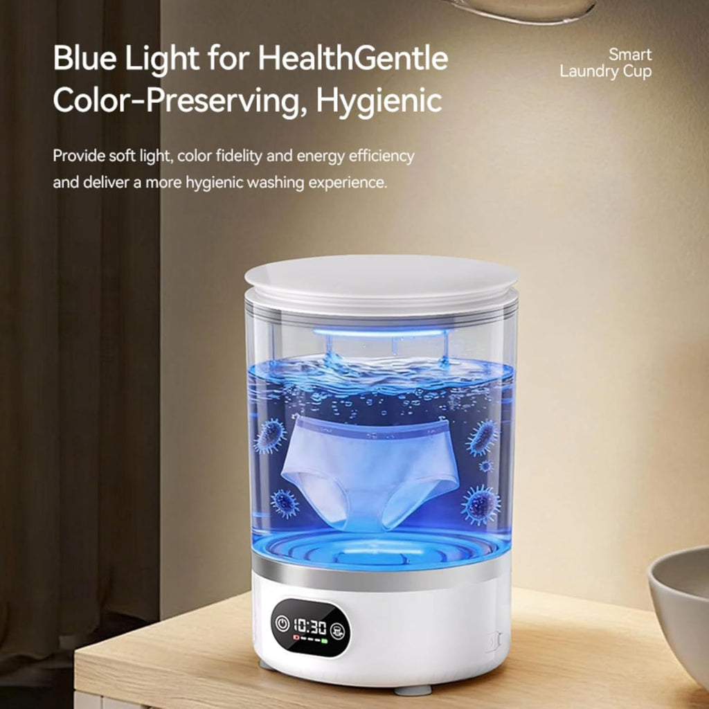 Portable Mini Washing Machine, Upgraded 3-in-1 3L Compact Washer with Spin Dry & Auto Drain,Small Travel Laundry