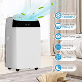 14000 BTU Portable Air Conditioner with Follow Me Function, 3-in-1 AC Includes Remote & Full Window Kit
