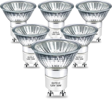 GU10 Halogen Bulb 120v 50w Warmer Bulbs, 2800k Warm White gu10 Dimmable for Candle Warmer, Scent Wax Burner