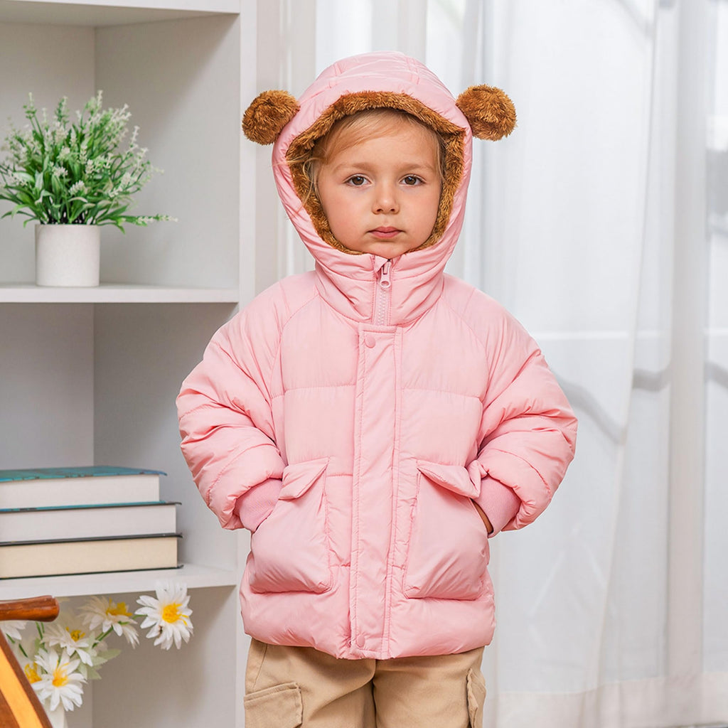 Baby Girl Coat Winter Clothes Toddler Jacket Pink Coats