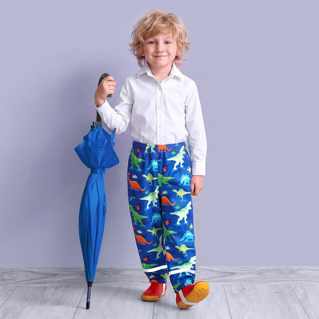 Kids Rain Pants Girls Boys Waterproof Outdoor Pants