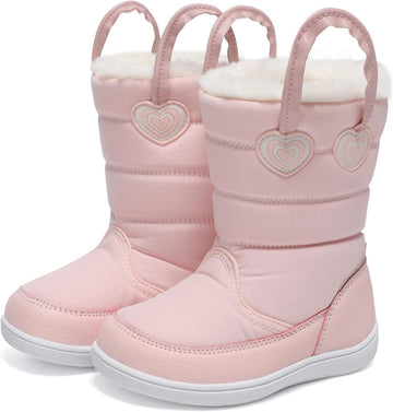 Toddler Winter Boots Water Resistant Snow Boots Warm Winter Shoes