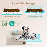 Orthopedic Dog Beds for Extra Large Dogs, Waterproof Memory Foam XL Pet Bed with Sides